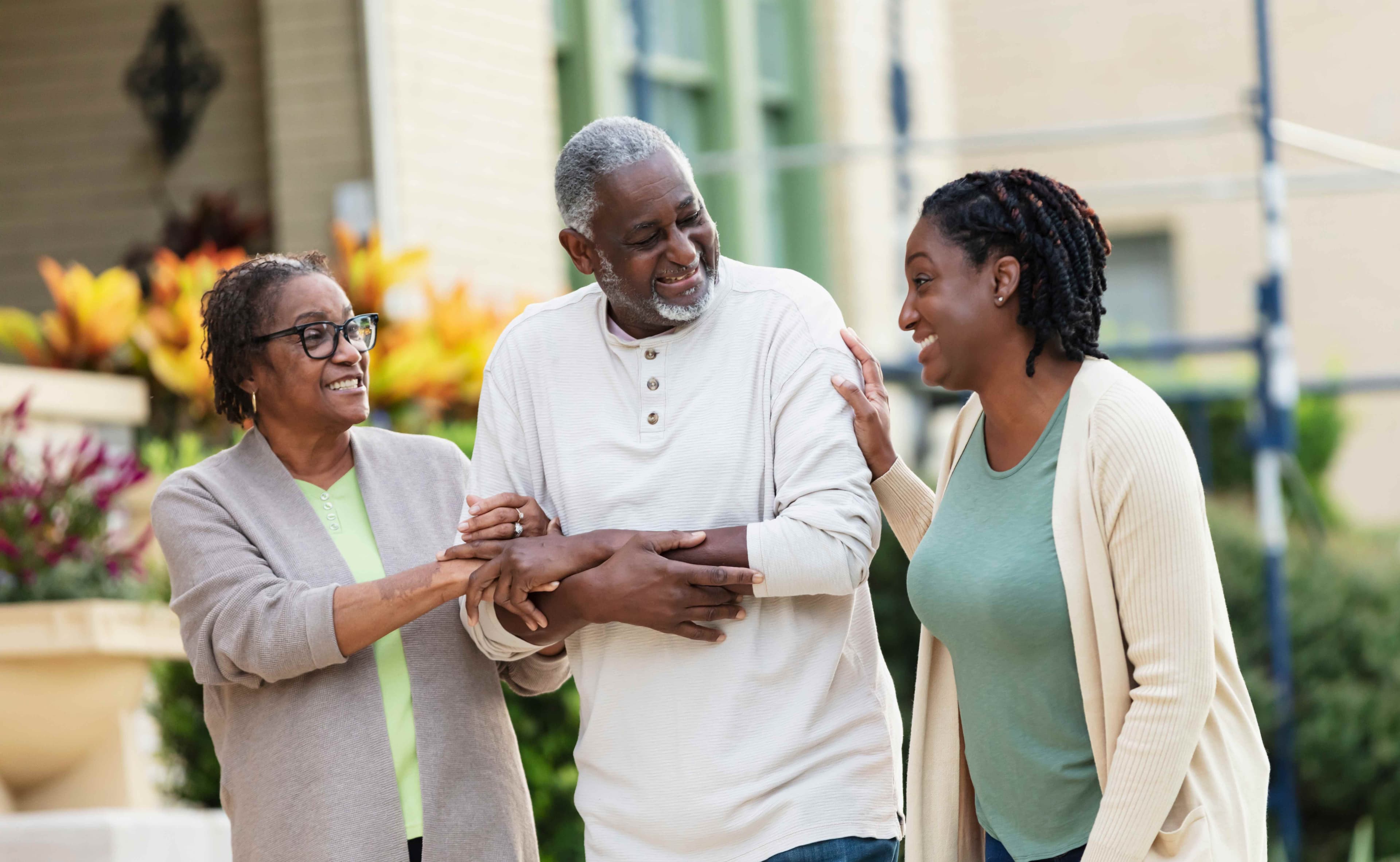 Senior receiving Medicare support